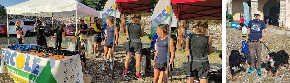 Momenti della prova scarpe da trail di Ercole