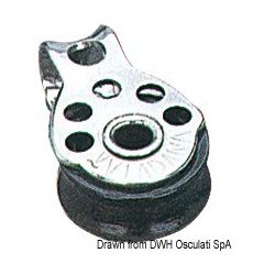 Microbozzello inox 1 puleggia grillo arricavo 17x5