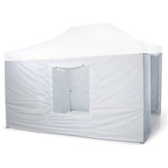 Kit di 4 pareti laterali Bertoni per gazebo Rapido 300 Bianco