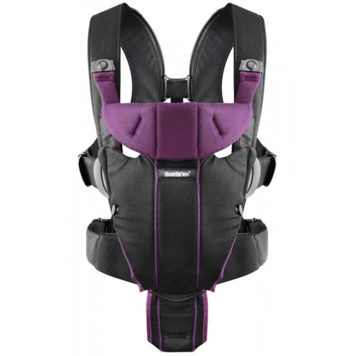 Marsupio Miracle Mix Cotton Black / Purple