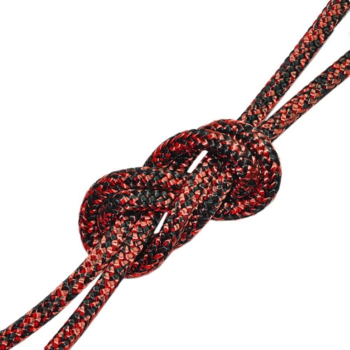 Scotta e Drizza doppia treccia 4 mm Melange Rossa / Nera Scotta e Drizza doppia treccia 4 mm Melange Rossa / Nera