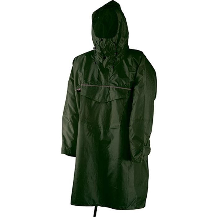 Poncho Rain Stop Trekking S-M Verde