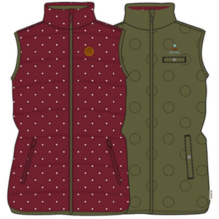 Gilet da donna HalseyM Charcoal Multi Gilet da donna HalseyM Charcoal Multi