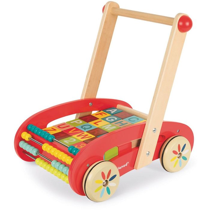 ABC Buggy Walking Trolley - 30 cubetti ABC Buggy Walking Trolley - 30 cubetti