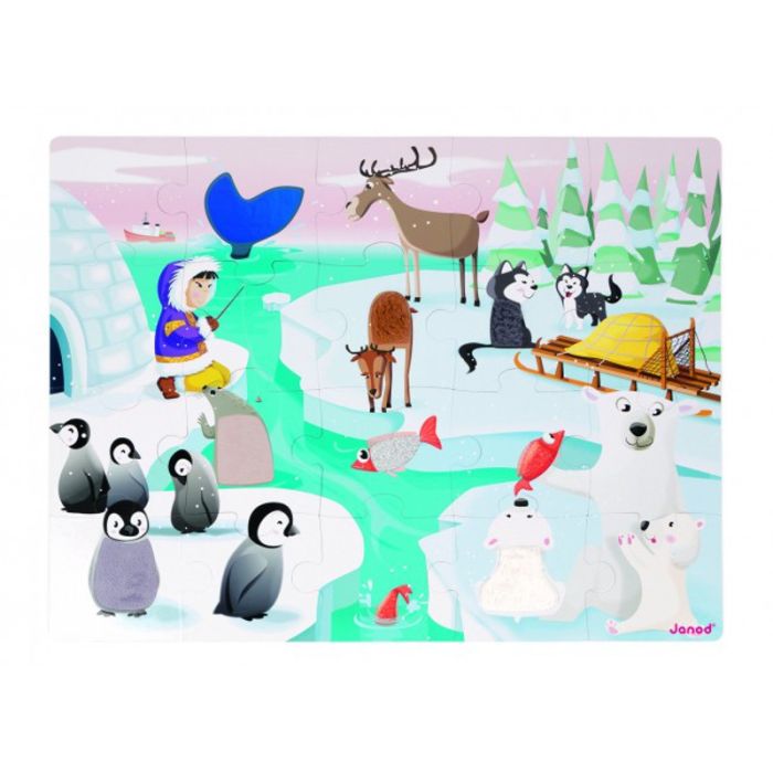 Puzzle tattile - La vita sul ghiaccio Puzzle tattile - La vita sul ghiaccio