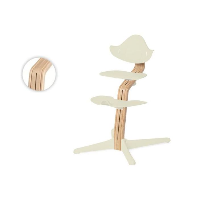 Stelo per seggiolino pappa Nomi White Oak