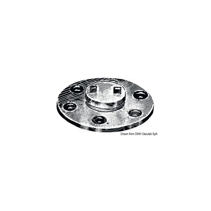Tappo scarico ottone cromato 20 mm