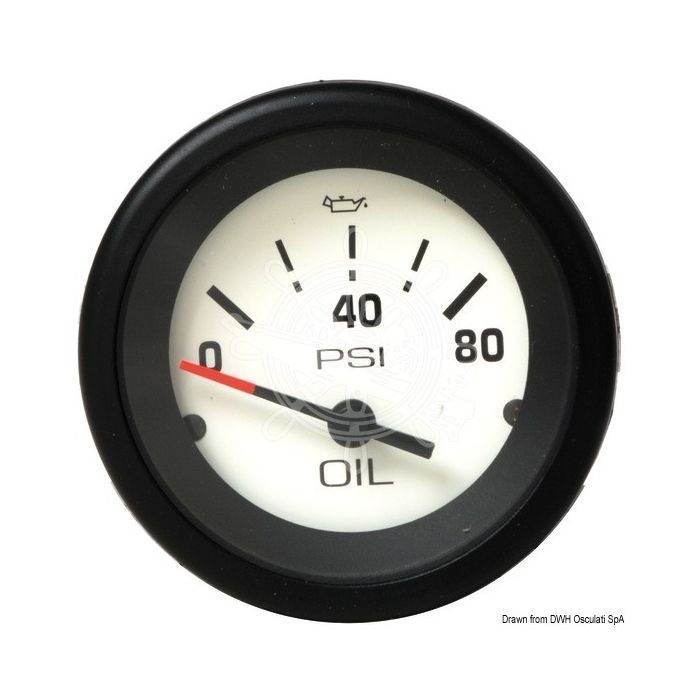 Ind. pressione olio 0-80 psi Ind. pressione olio 0-80 psi