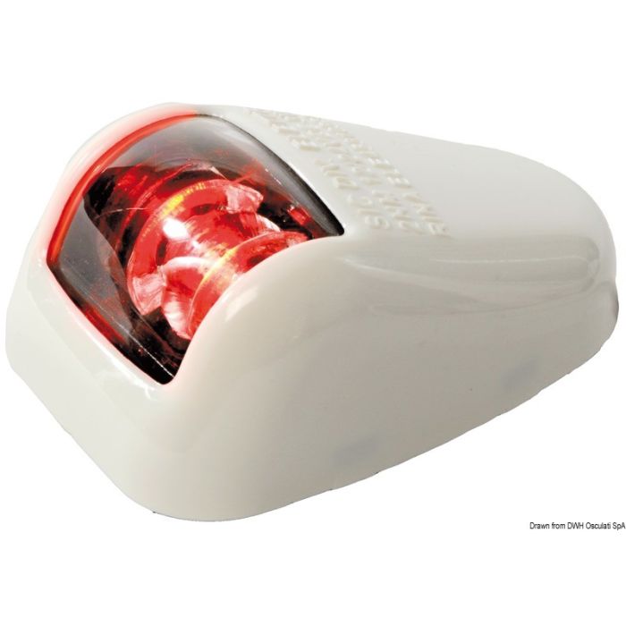 Fanale bianco rosso 112° Orions