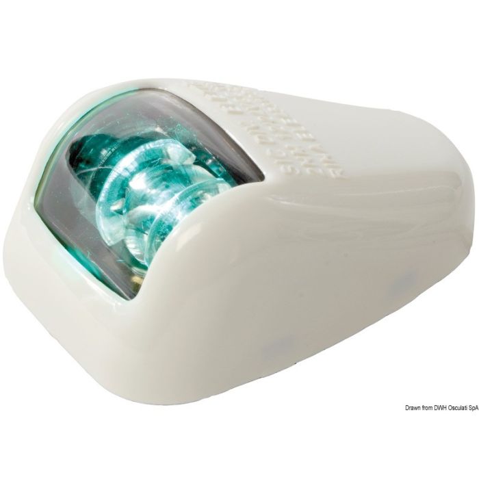 Fanale bianco verde 112° Orions