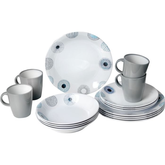 Set di stoviglie Lunch Box Deep Sea (16 pezzi)