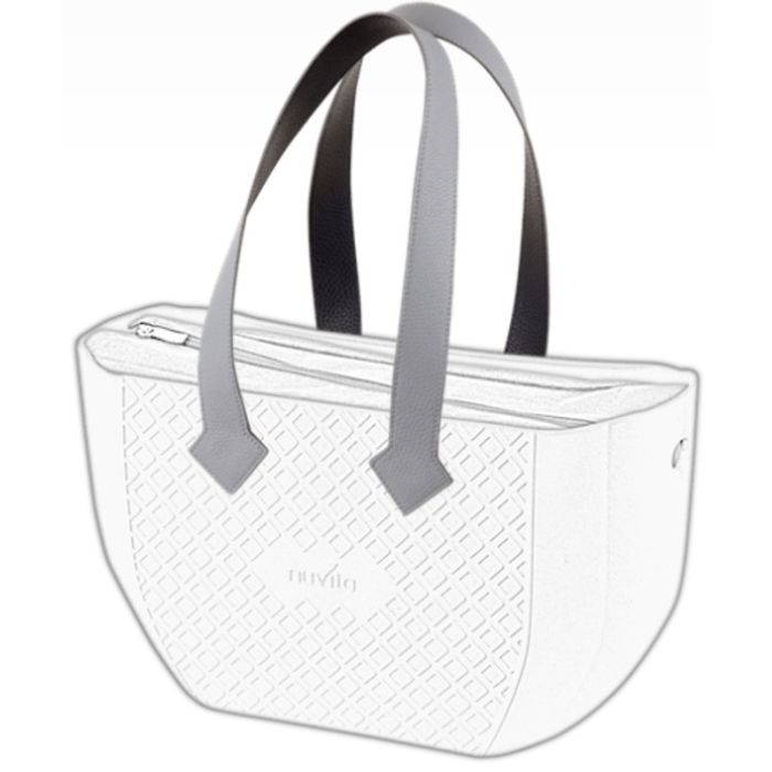 Manici in vera pelle Grey per borsa MyMIA Manici in vera pelle Grey per borsa MyMIA