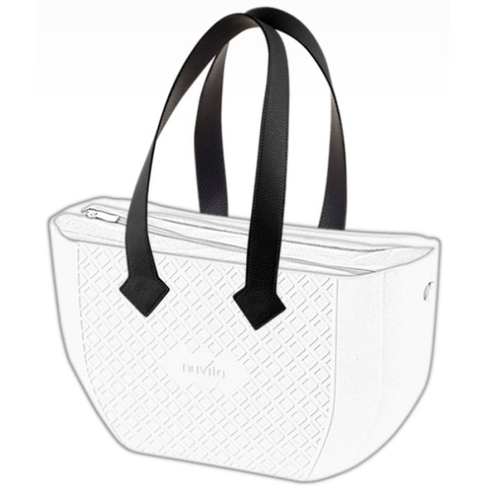 Manici in vera pelle Black per borsa MyMIA Manici in vera pelle Black per borsa MyMIA