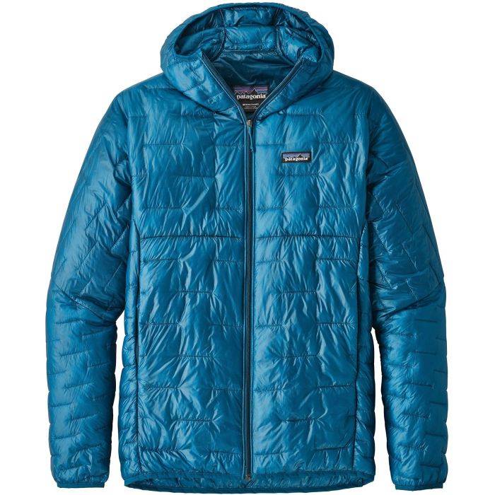 Giacca da uomo Micro Puff Hoody Balkan Blue Giacca da uomo Micro Puff Hoody Balkan Blue