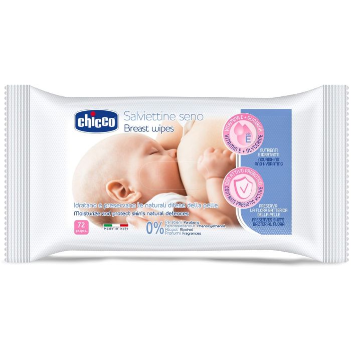 Salviettine detergenti seno (72 pezzi)
