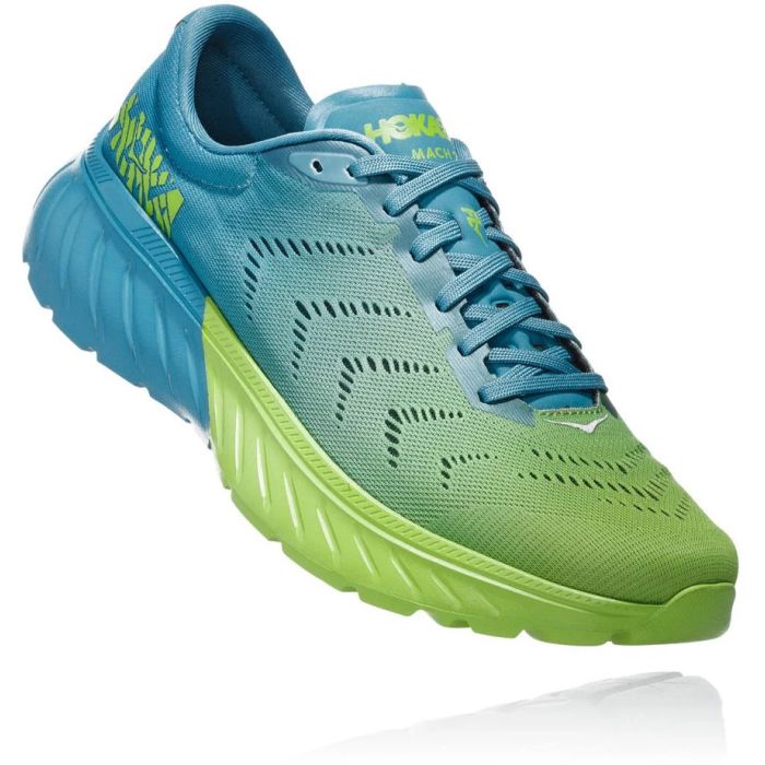 Scarpa da uomo Mach 2 Storm Blue / Lime Green Scarpa da uomo Mach 2 Storm Blue / Lime Green