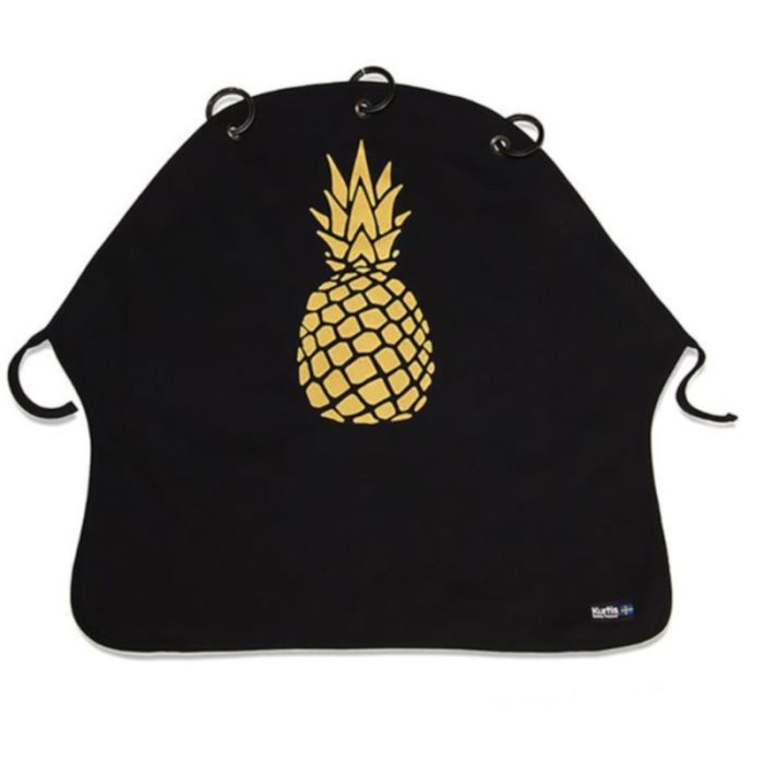 Tendina da passeggino Baby Peace Pineapple Gold Black Tendina da passeggino Baby Peace Pineapple Gold Black