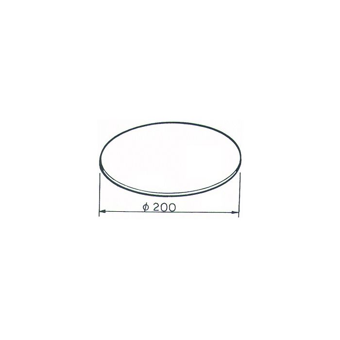 Staffa ∅ 20 cm porta dischi