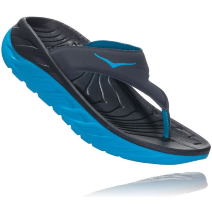 Infradito da donna Ora Recovery Flip Ebony / Dresden Blue Infradito da donna Ora Recovery Flip Ebony / Dresden Blue