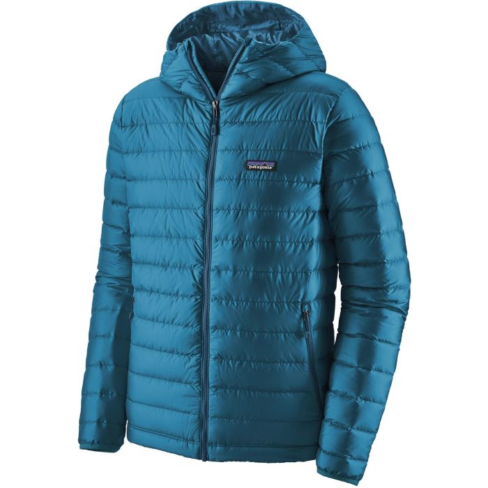 Giacca da uomo Down Sweater Hoody Balkan Blue
