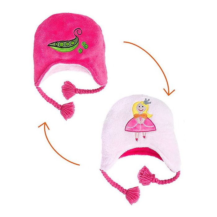 Cappellino invernale reversibile Principessa / Pisellini Cappellino invernale reversibile Principessa / Pisellini