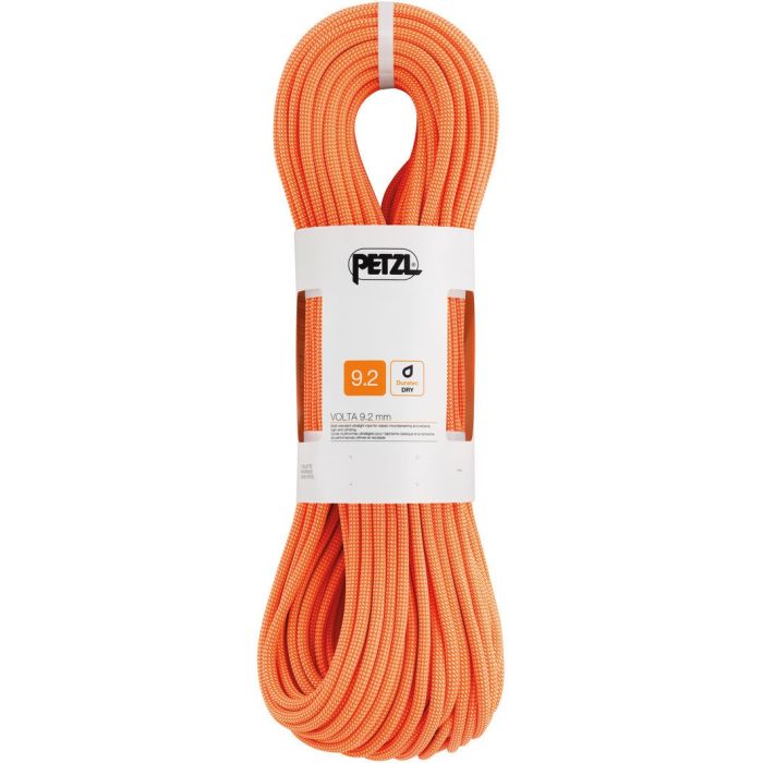 Corda singola Volta® 9,2 mm x 70 m Arancio Corda singola Volta® 9,2 mm x 70 m Arancio
