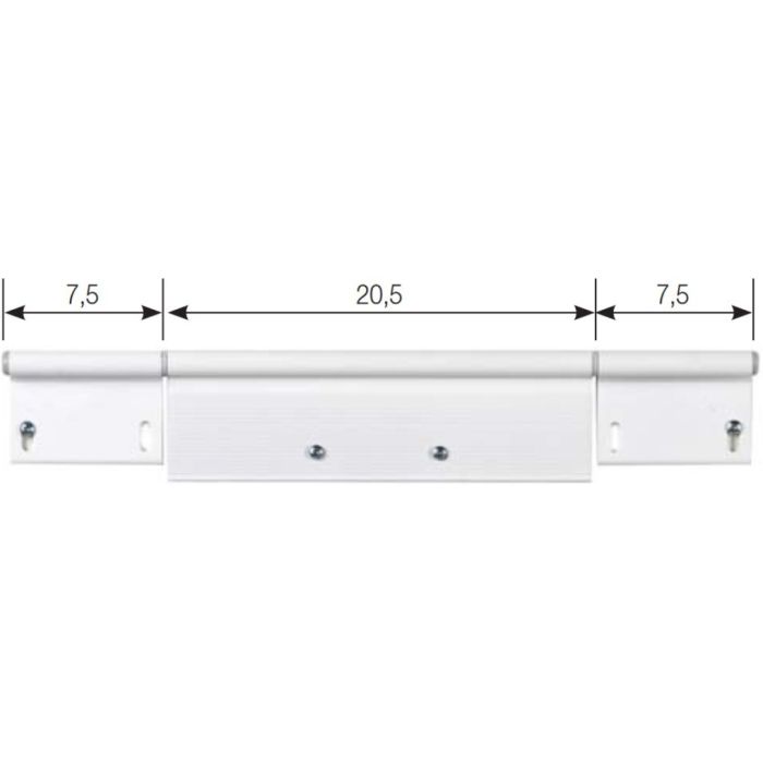 Kit cerniera C07 61x200 + 2 da 53x70 bianco