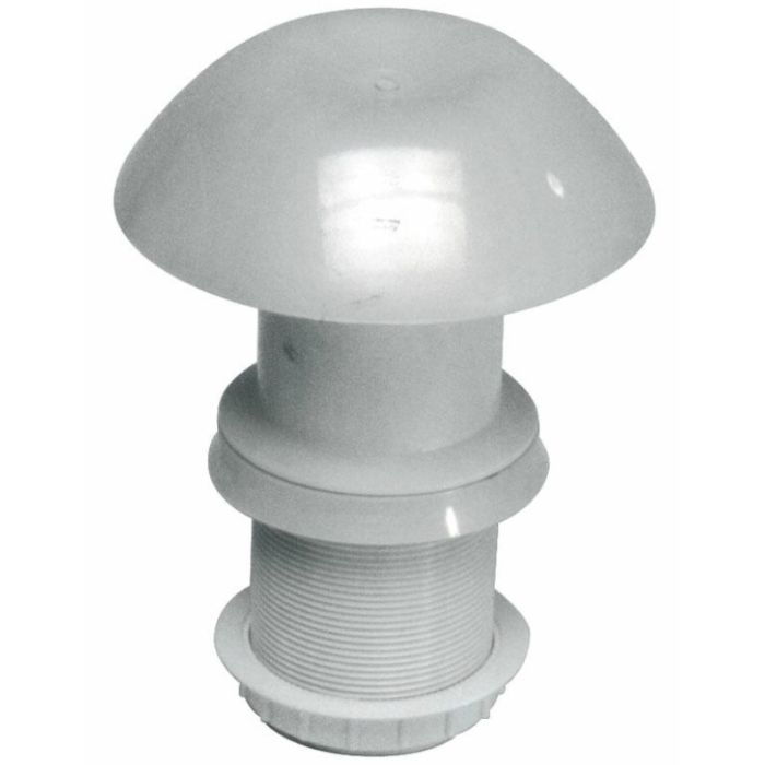 Camino in plastica con scarico antivento Camino in plastica con scarico antivento