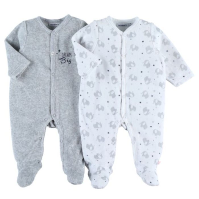 Set di 2 pigiami Sleep Well Grey & patterns Set di 2 pigiami Sleep Well Grey & patterns