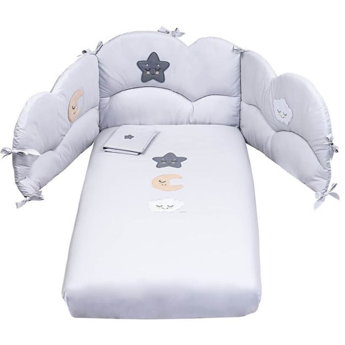 Set piumone con paracolpi Smile Converse Grigio