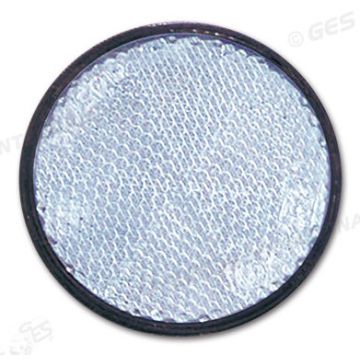 Catadiottro tondo GES Ø 60 mm adesivo bianco