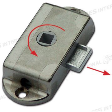 Serratura per mobili GES Nova nichelato D15 SX