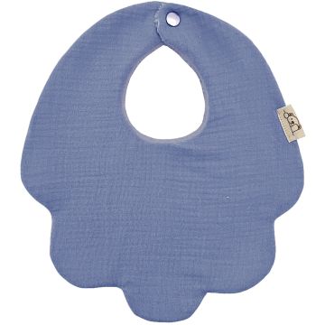 Bavaglino Cucusettete Fiore Indaco