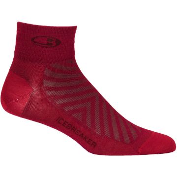 Calze corte da donna Icebreaker Run+ Ultralight Cherry / Espresso