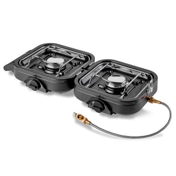 Fornello a 2 fuochi Kemper pieghevole