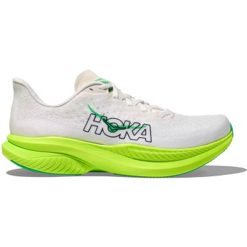Scarpa da uomo Hoka Mach 6 white / neon lime