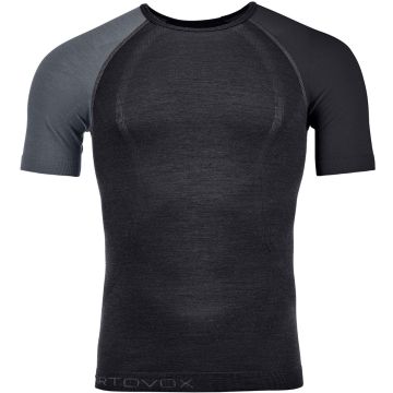 Maglia intima da uomo Ortovox 120 Comp Light Short Sleeve Black Raven