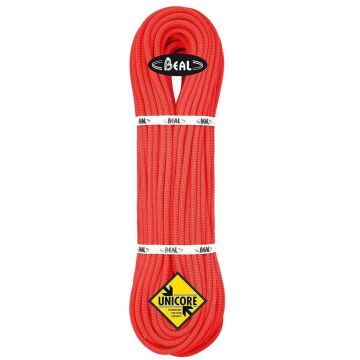 Corda da arrampicata Beal Joker 9.1 mm Unicore Dry Cover x 70 m Orange