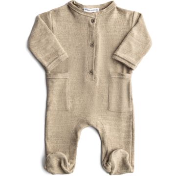Tutina unisex Bamboom con tasche Sand (10)