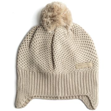 Cappellino Bamboom Knitted Pompon Warm White (128)