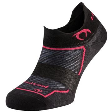 Calze da running Lurbel Tiny W Negro / Fucsia