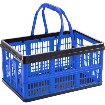 Cesto pieghevole Tontarelli Voilà 16L Blu/Nero