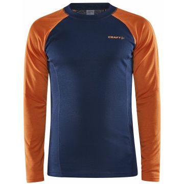 Maglia termica da uomo Craft Core Warm LS Blaze-Chestnut