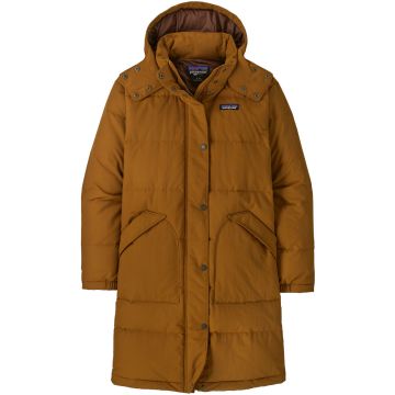 Giacca da donna Patagonia Downdrift Insulated Parka Shelter Brown