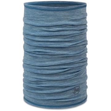 Scaldacollo Buff Merino Lightweight Neckwear Solid Lake Blue