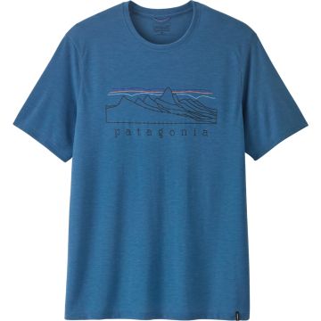Maglia da uomo Patagonia Capilene&reg; Cool Trail Stratapeaks Aquatic Blue