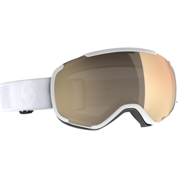 Maschera Scott Faze II Light Sensitive mineral white / AMP LS bronze chrome S1-3