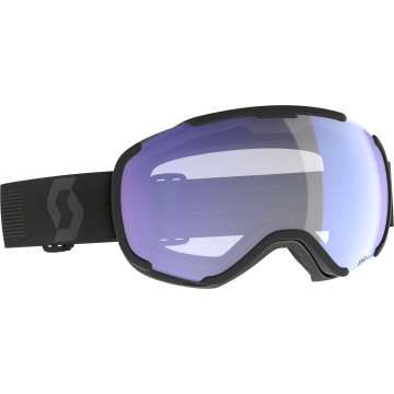 Maschera Scott Faze II mineral black / AMP illuminator blue chrome S1