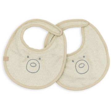 Set di bavaglini Bamboom Oyster Grey (112)