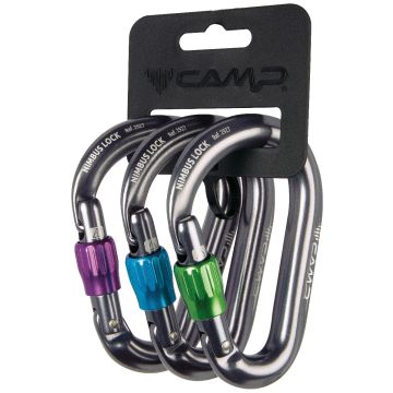Set di 3 moschettoni Camp Nimbus Lock